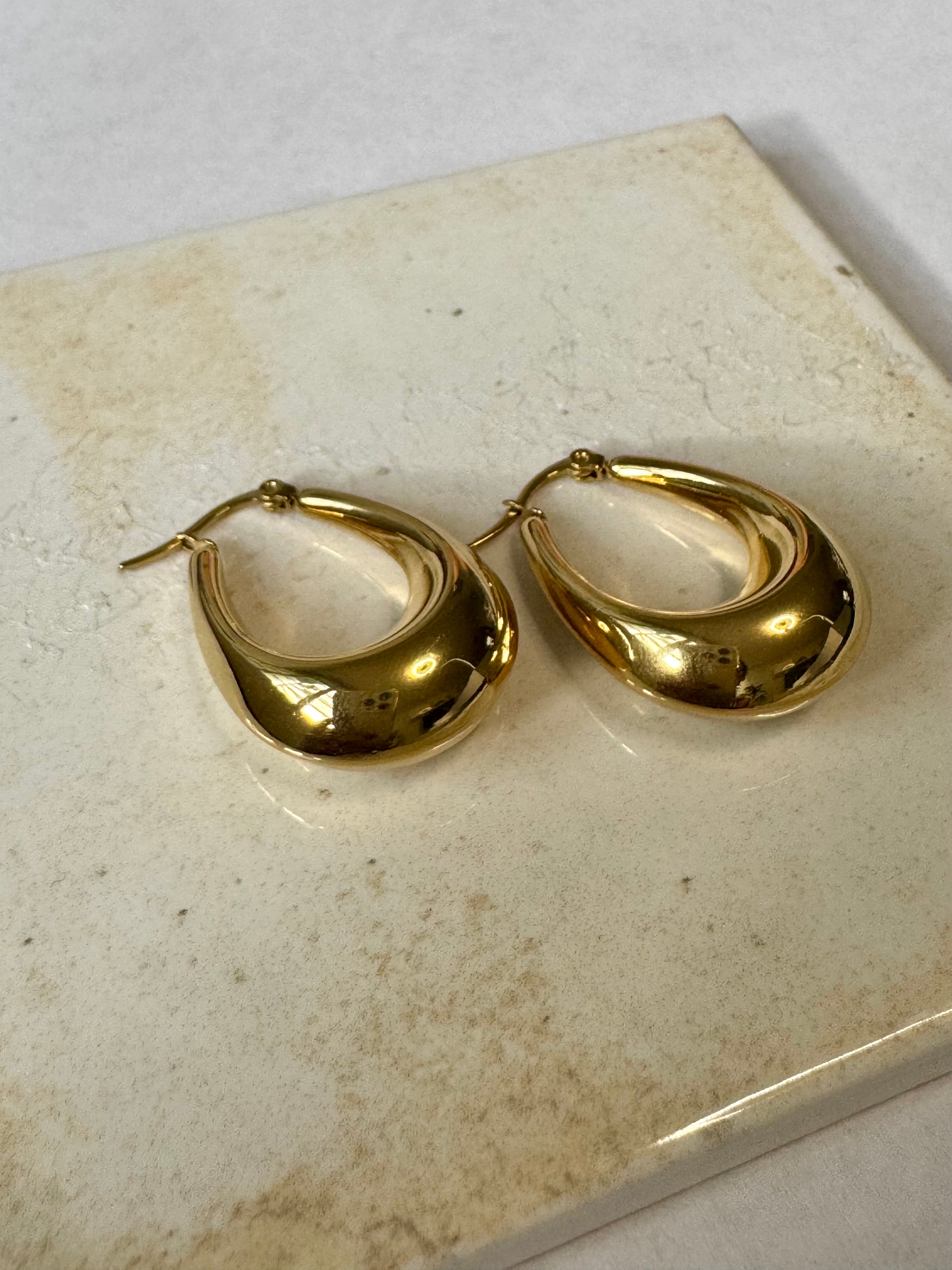 Hera | Bold Hoop Earrings