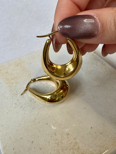 Hera | Bold Hoop Earrings