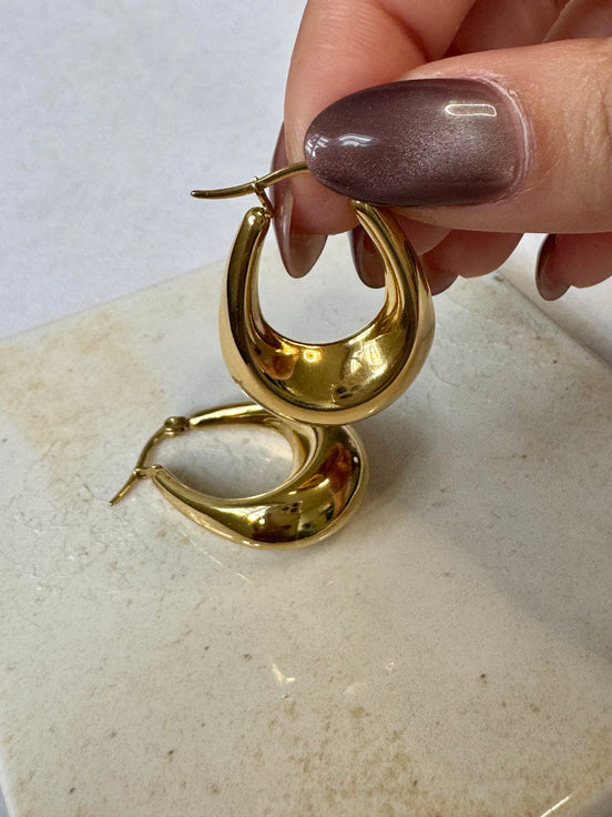 Hera | Bold Hoop Earrings