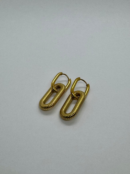 Daniella | Textured Drop Earrings