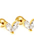 Ivy | Diamond Screw Earrings