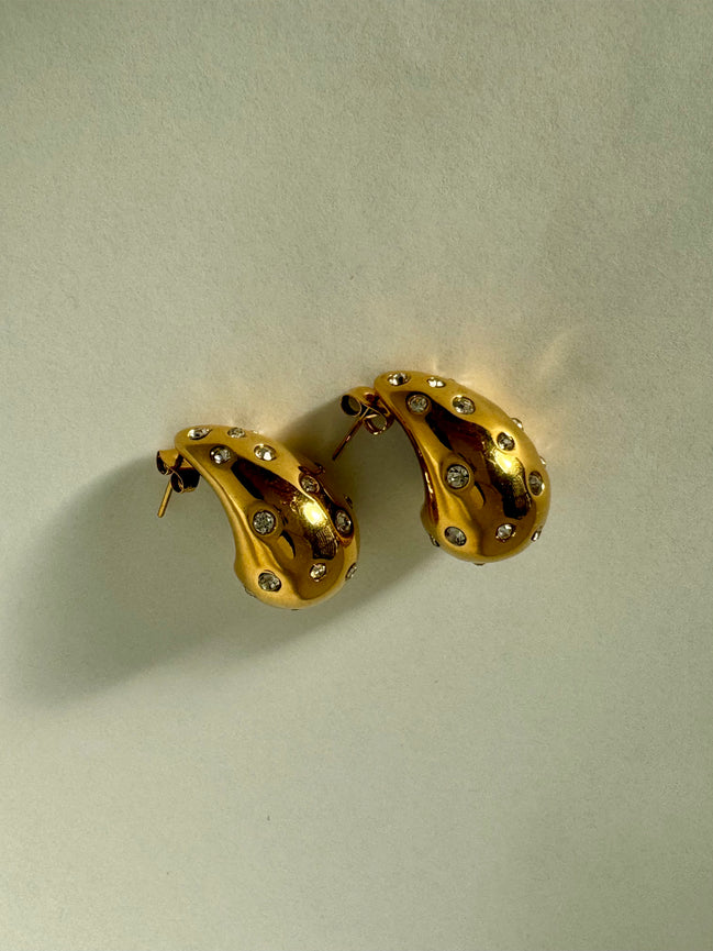 Dainty | Diamond Drop Earrings