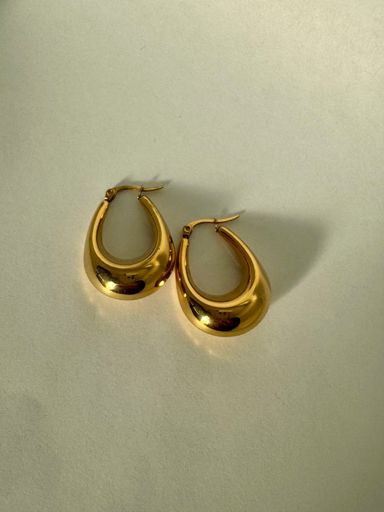 Hera | Bold Hoop Earrings