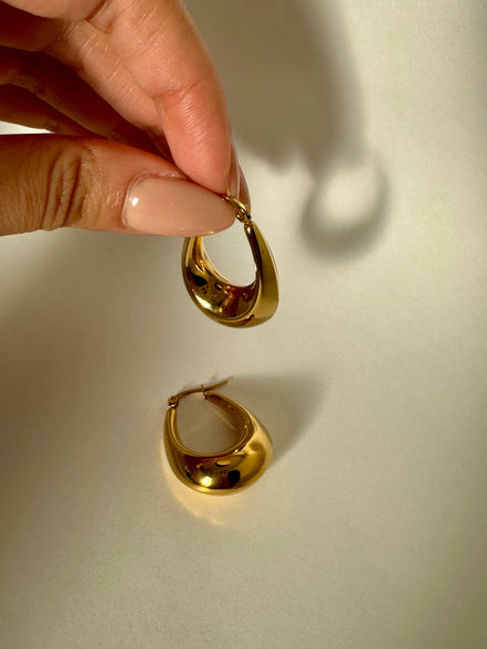 Hera | Bold Hoop Earrings
