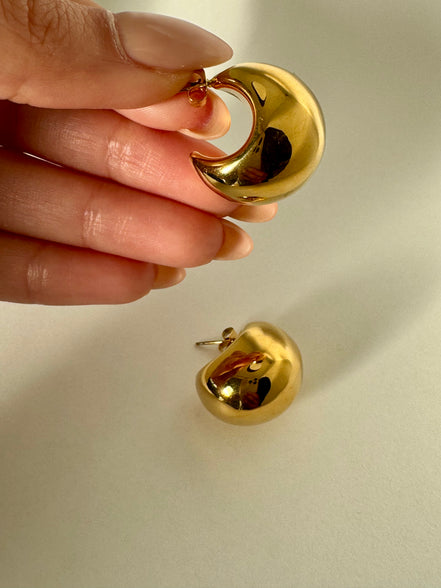 Crescent | Bold Stud Earrings
