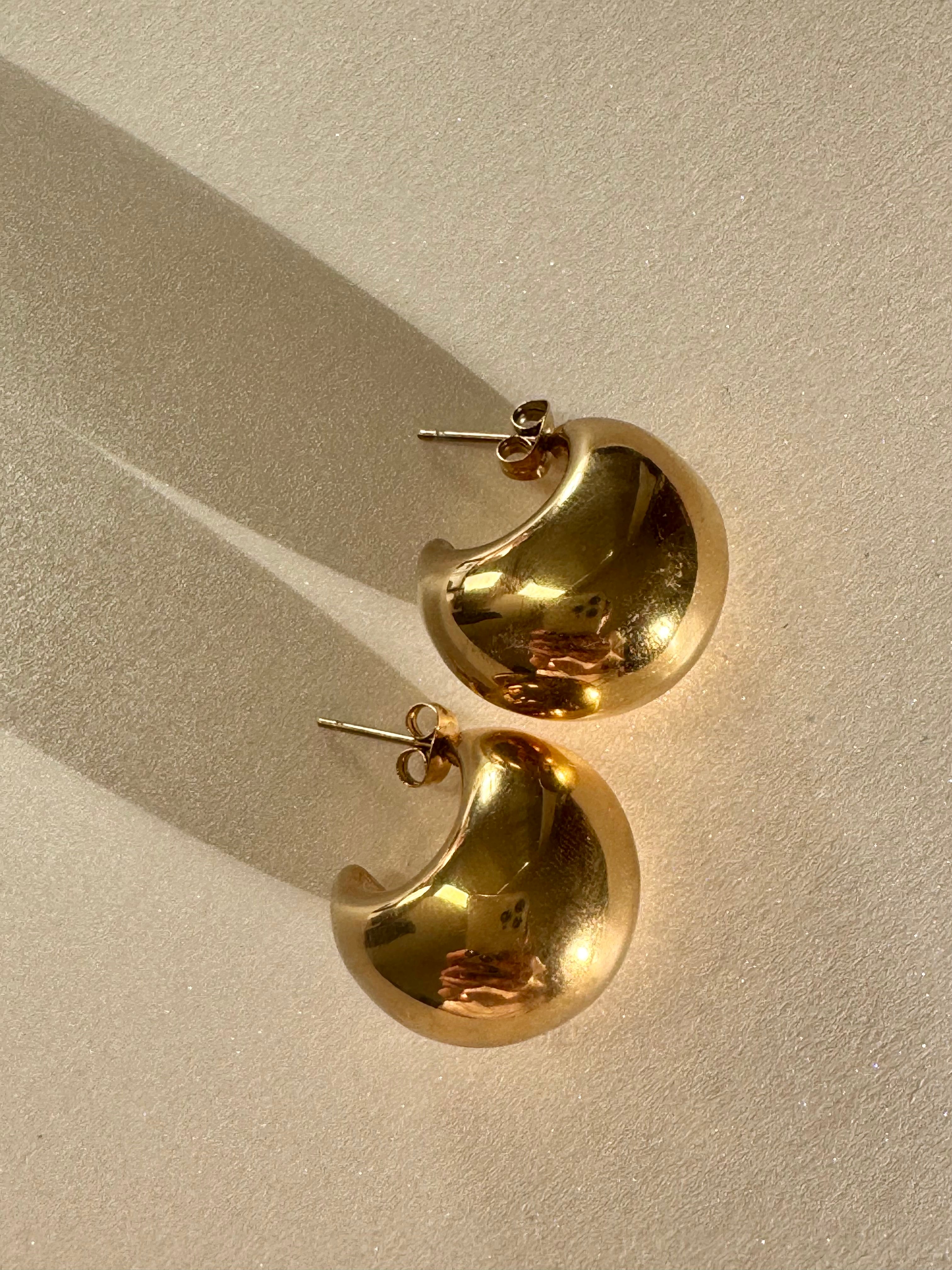 Crescent | Bold Stud Earrings
