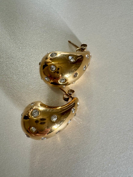 Dainty | Diamond Drop Earrings