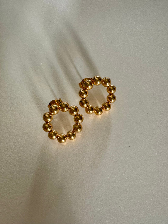 Aurora | Mini Round Balls Stud Earrings