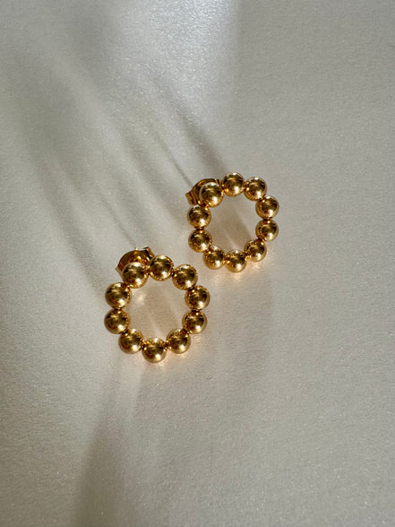 Aurora | Mini Round Balls Stud Earrings