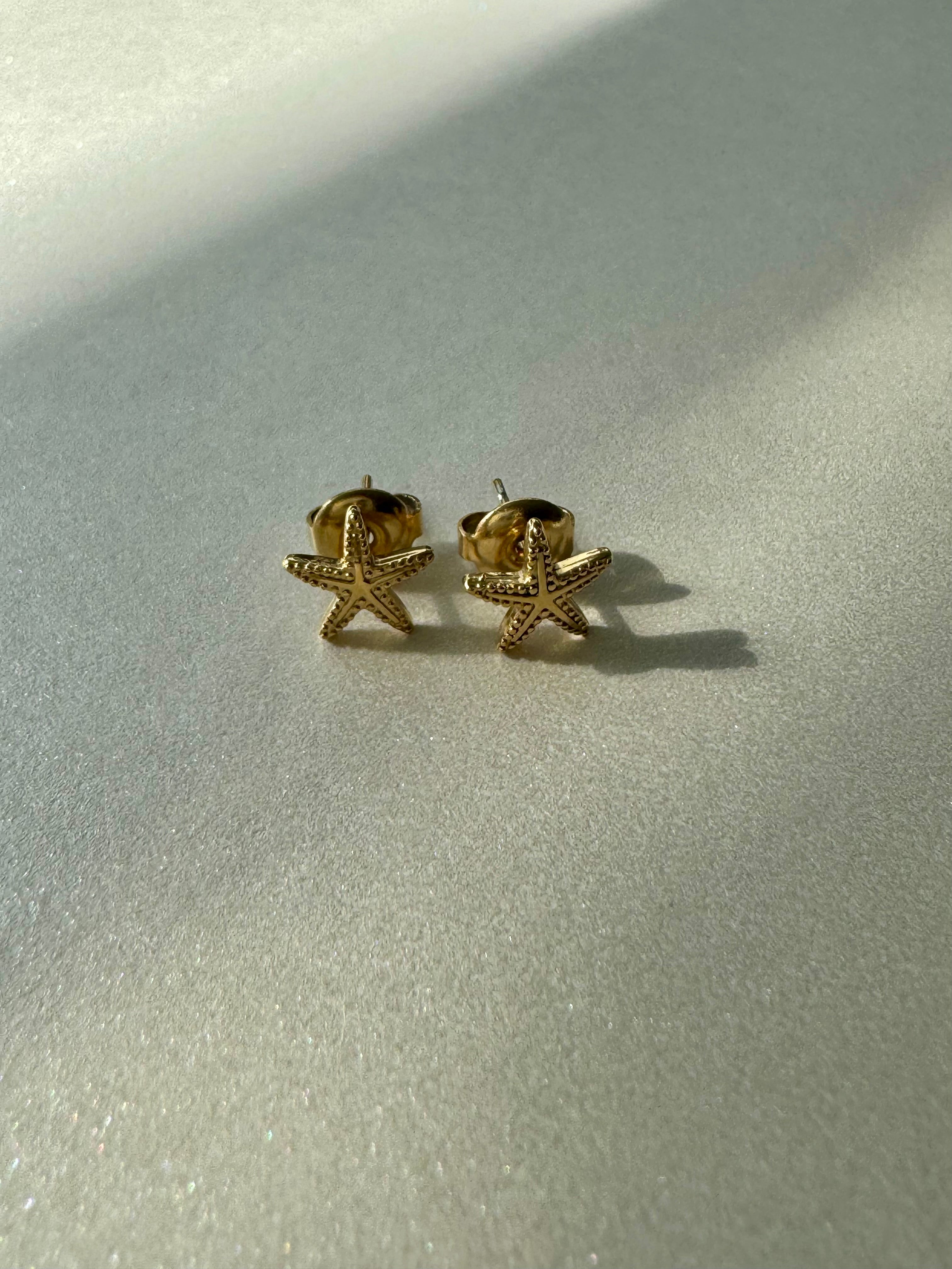 From the Blue Sea | Starfish Stud Earrings