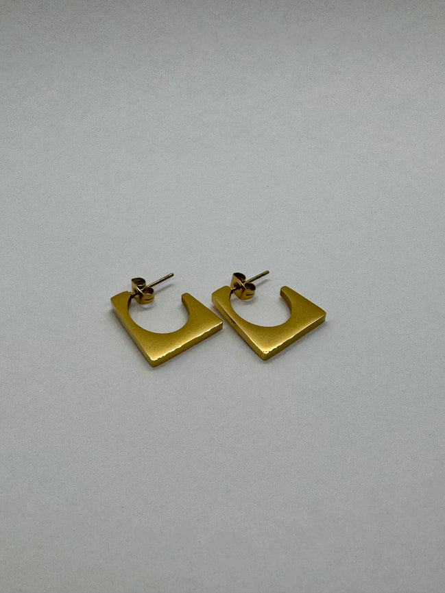 Isabella | Square Hoop Earrings