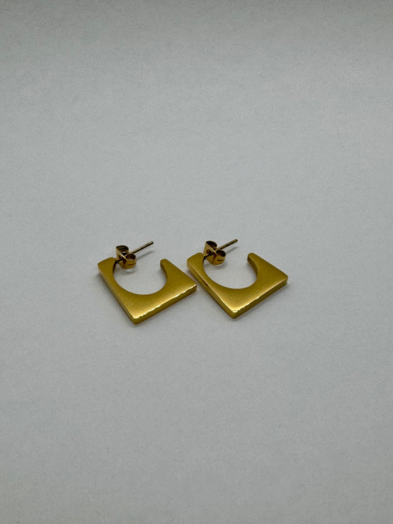 Isabella | Square Hoop Earrings