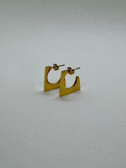 Isabella | Square Hoop Earrings