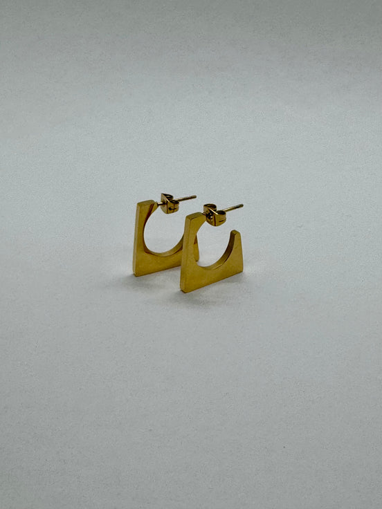 Isabella | Square Hoop Earrings